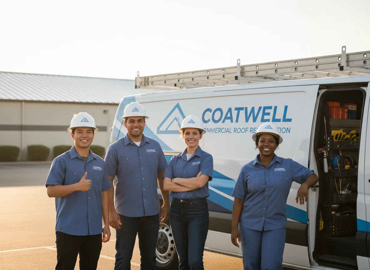Commercial roof coating company in Irving, IL